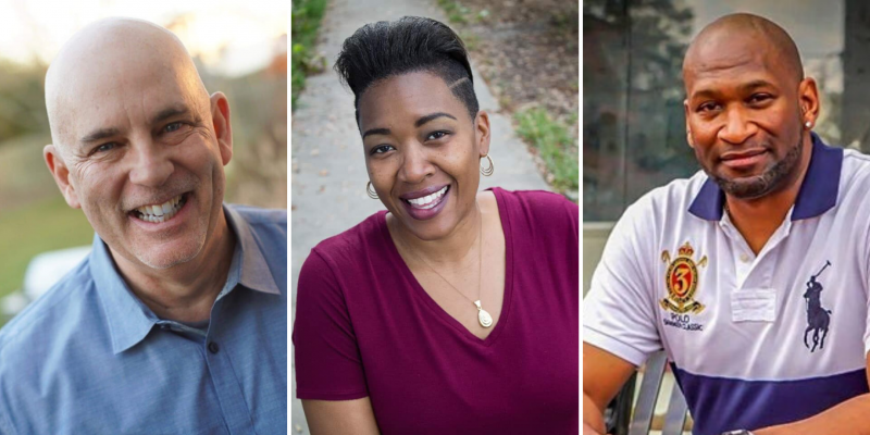 Milton Theatre’s Independence Day Stand-Up Comedy Special features (l-r) Bob Marsdale, headliner LaTice Mitchell and host Keith Purnell. SUBMITTED PHOTO